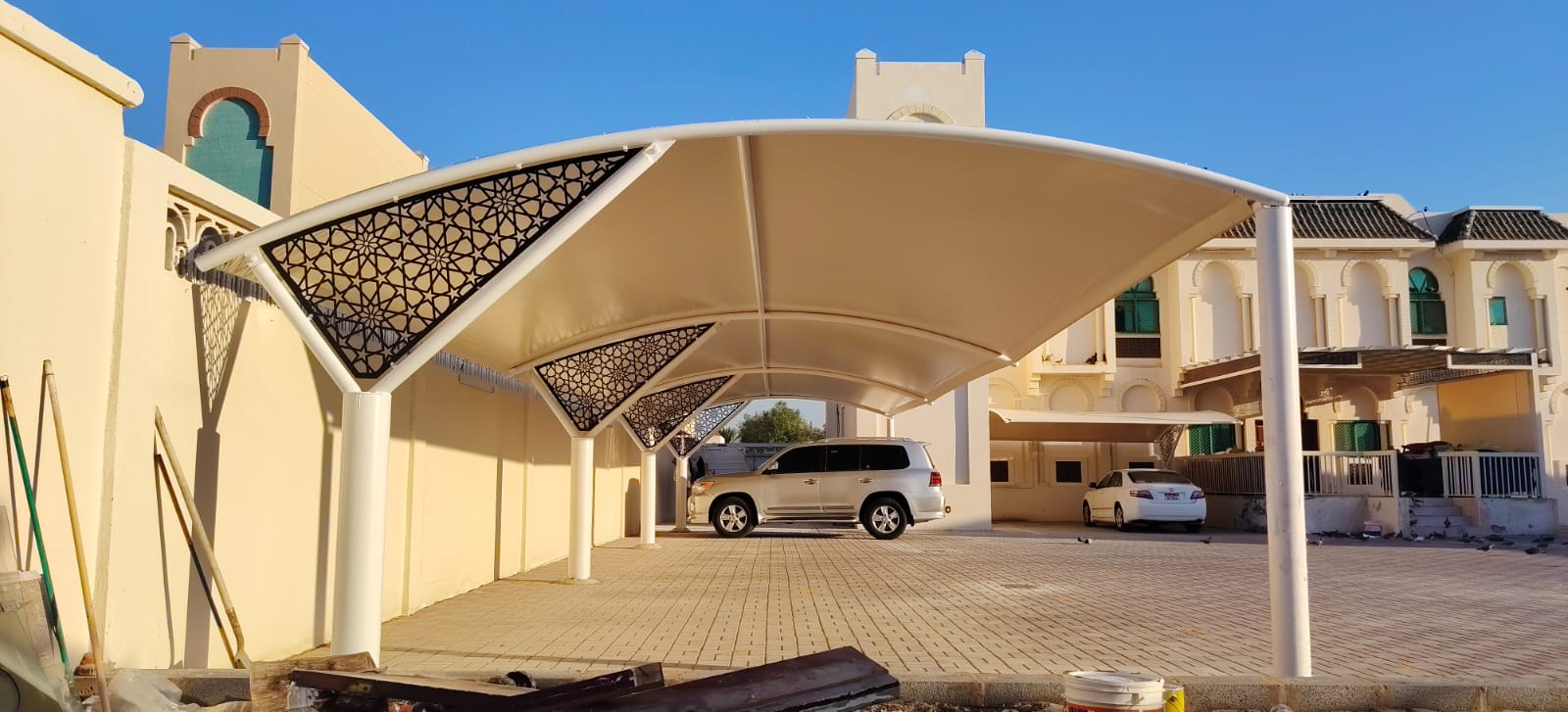 Residential car parking shade